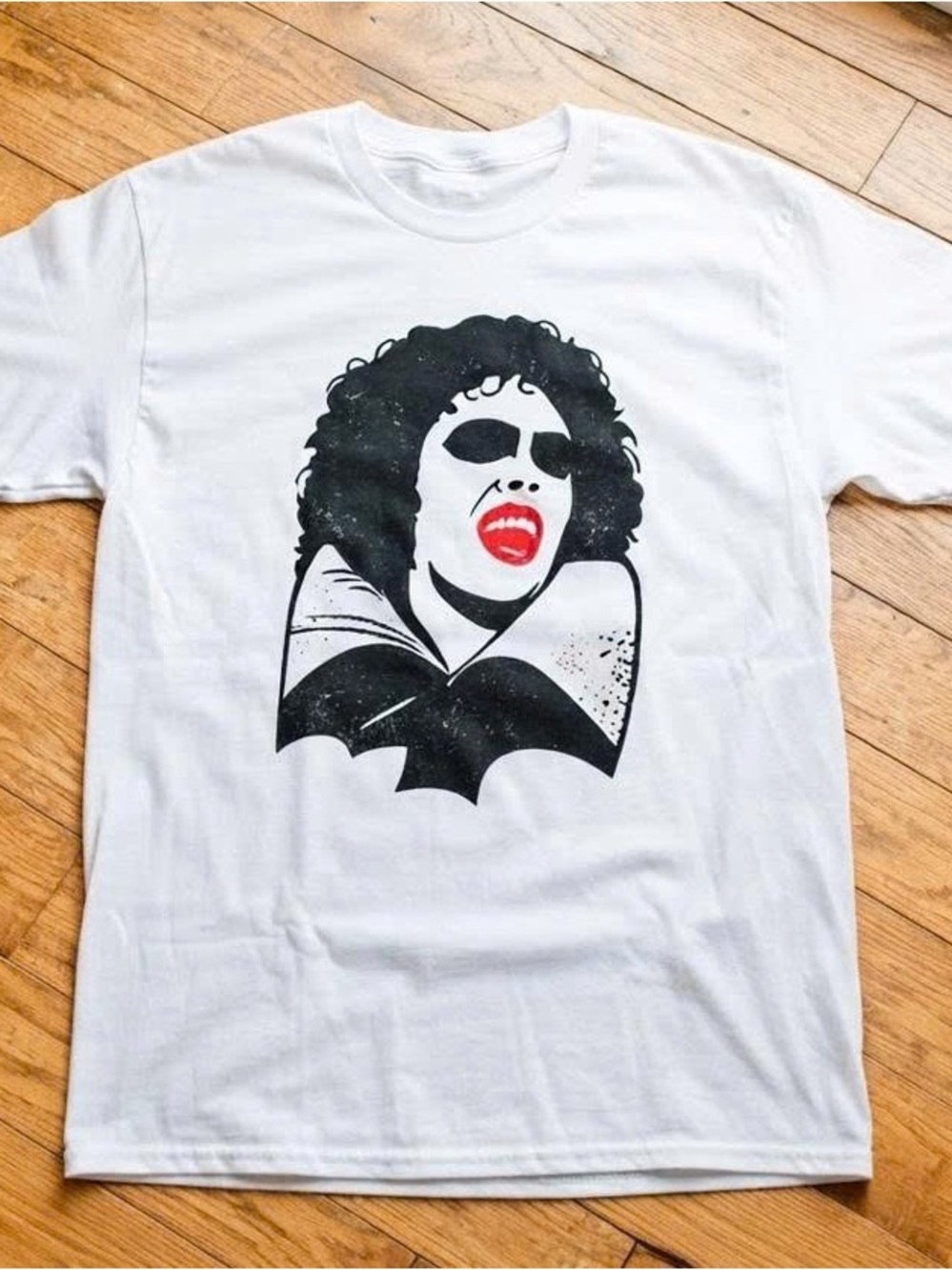 Tim Curry Graphic T-Shirt with Black Pop-Art Portrait